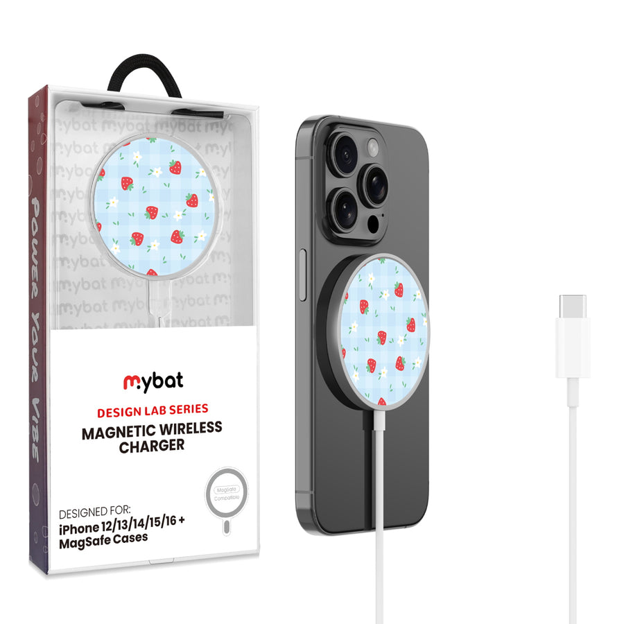 MyBat Design Lab Magnetic Wireless Charger - Silver - Sweet Strawberry - MCGWIRC18SL-525.JPG