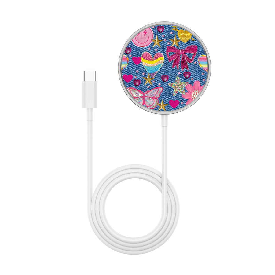 MyBat Design Lab Magnetic Wireless Charger - Silver - Denim Daze - MCGWIRC18SL-528-2.JPG