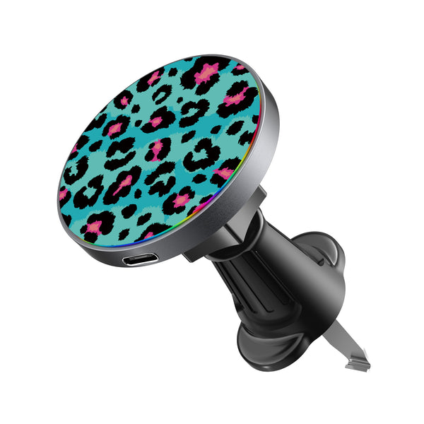 MyBat Design Lab Magnetic Wireless Charging Vent Mount - Black - Multicolor Leopard - MCGWIRC21BK-004-2.jpg