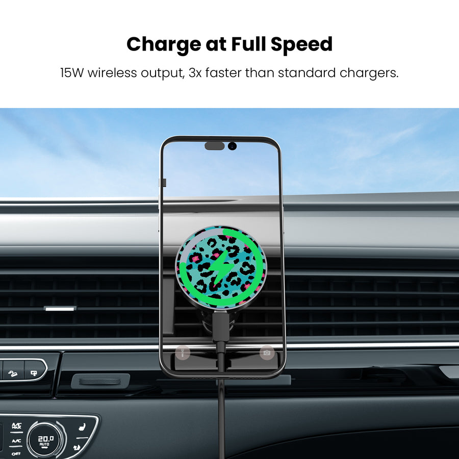 MyBat Design Lab Magnetic Wireless Charging Vent Mount - Black - Multicolor Leopard - MCGWIRC21BK-004-5.jpg