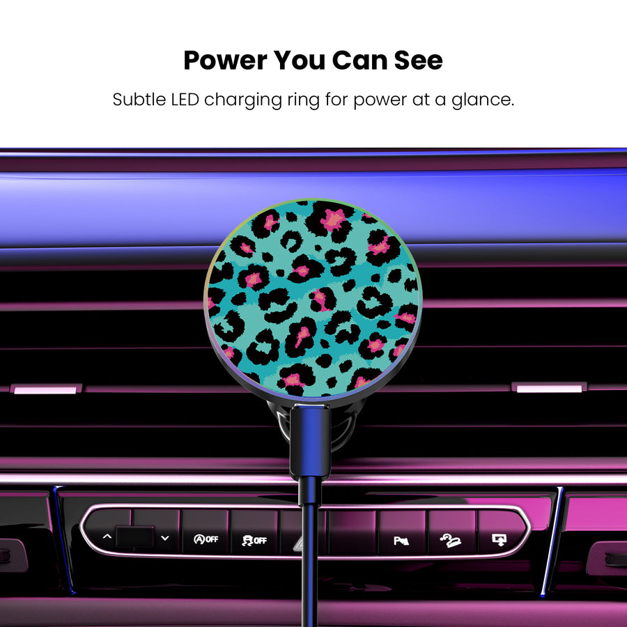 MyBat Design Lab Magnetic Wireless Charging Vent Mount - Black - Multicolor Leopard - MCGWIRC21BK-004-8.jpg