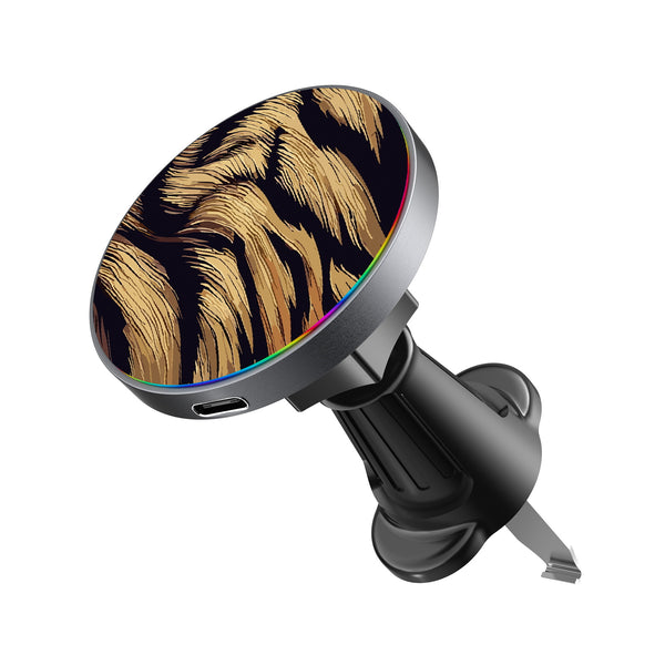 MyBat Design Lab Magnetic Wireless Charging Vent Mount - Black - Tiger Fur - MCGWIRC21BK-006-2.jpg