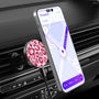 MyBat Design Lab Magnetic Wireless Charging Vent Mount - Black - Pink Leopard Print - MCGWIRC21BK-007-3.jpg