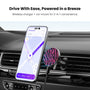 MyBat Design Lab Magnetic Wireless Charging Vent Mount - Black - Pink Zebra Print - MCGWIRC21BK-010-4.jpg