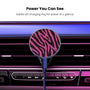 MyBat Design Lab Magnetic Wireless Charging Vent Mount - Black - Pink Zebra Print - MCGWIRC21BK-010-8.jpg