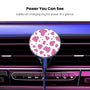 MyBat Design Lab Magnetic Wireless Charging Vent Mount - Black - Pink Cow Print - MCGWIRC21BK-015-8.jpg