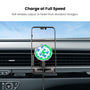 MyBat Design Lab Magnetic Wireless Charging Vent Mount - Black - Blue Cow Print - MCGWIRC21BK-016-5.jpg
