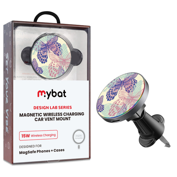 MyBat Design Lab Magnetic Wireless Charging Vent Mount - Black - Butterflies - MCGWIRC21BK-019-1.jpg