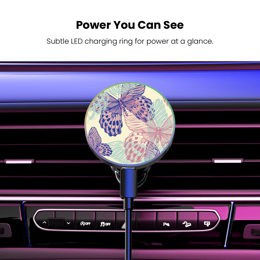 MyBat Design Lab Magnetic Wireless Charging Vent Mount - Black - Butterflies - MCGWIRC21BK-019-8.jpg