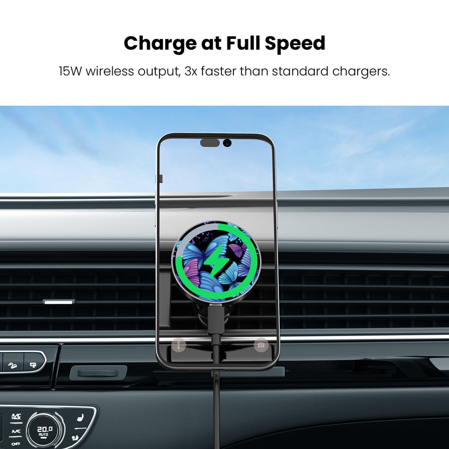 MyBat Design Lab Magnetic Wireless Charging Vent Mount - Black - Butterfly Night - MCGWIRC21BK-021-5.jpg