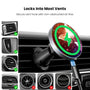 MyBat Design Lab Magnetic Wireless Charging Vent Mount - Black - Neon Butterflies - MCGWIRC21BK-022-7.jpg