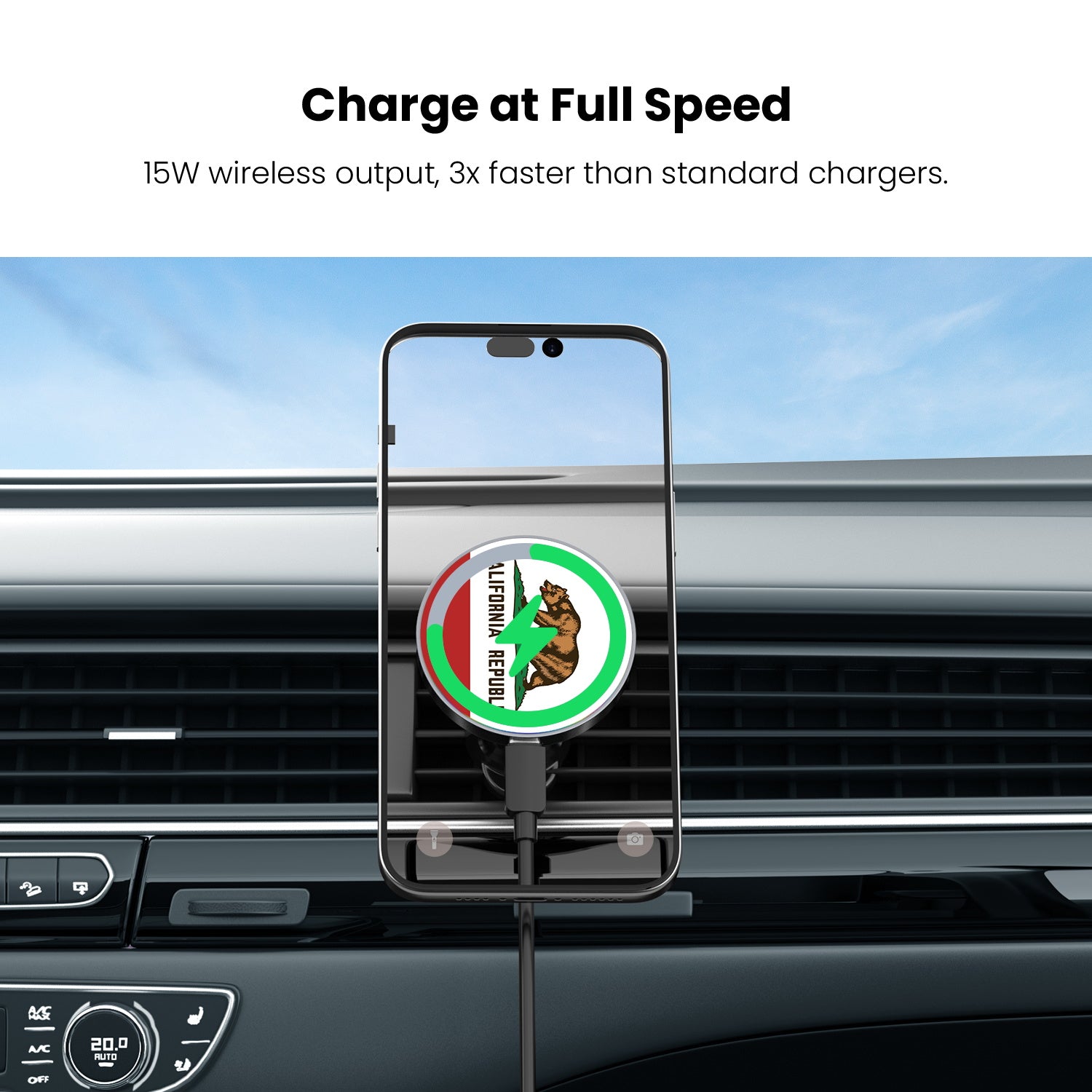 MyBat Design Lab Magnetic Wireless Charging Vent Mount - Black - California State Flag - MCGWIRC21BK-027-5.jpg