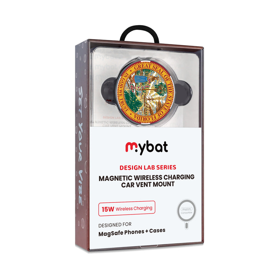 MyBat Design Lab Magnetic Wireless Charging Vent Mount - Black - Florida State Flag - MCGWIRC21BK-028-10.jpg