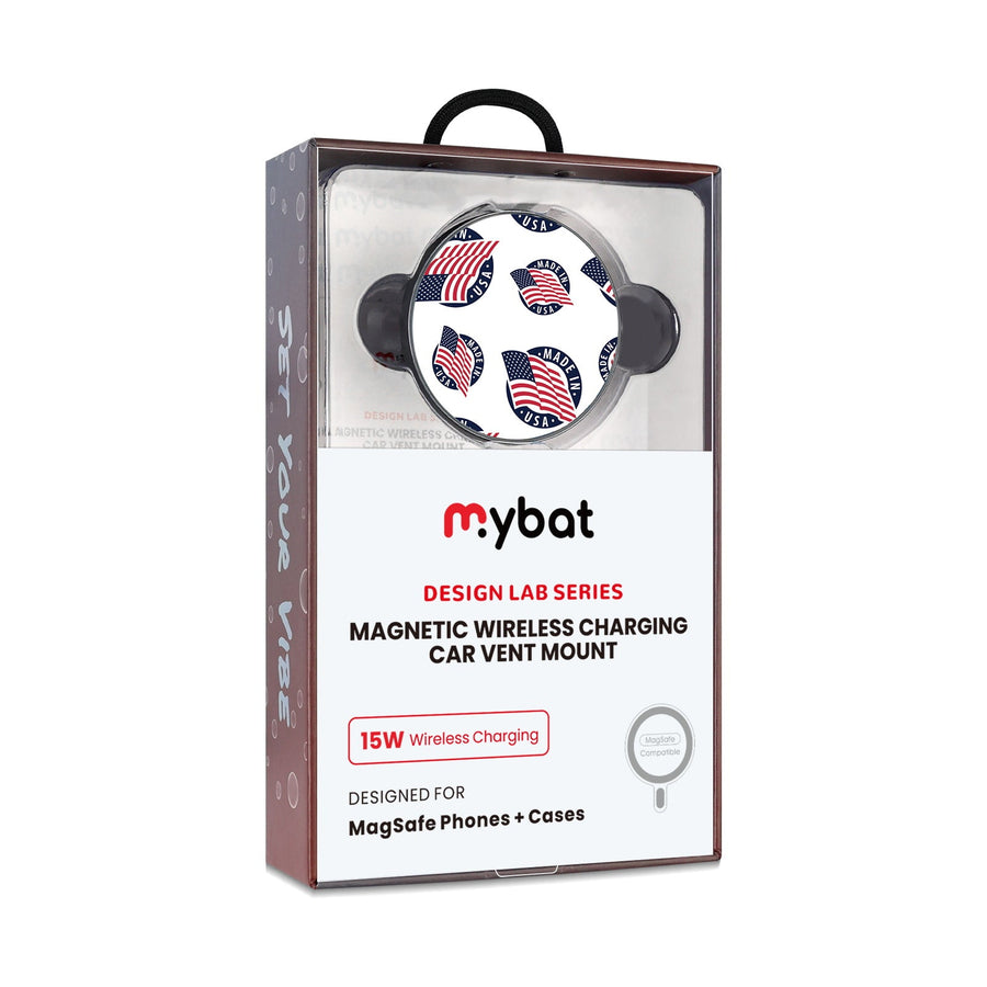 MyBat Design Lab Magnetic Wireless Charging Vent Mount - Black - Made in the USA