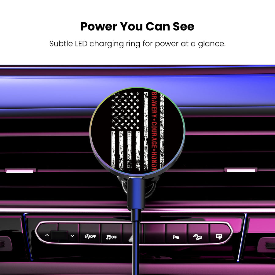 MyBat Design Lab Magnetic Wireless Charging Vent Mount - Black - Firefighter Flag - MCGWIRC21BK-041-8.jpg