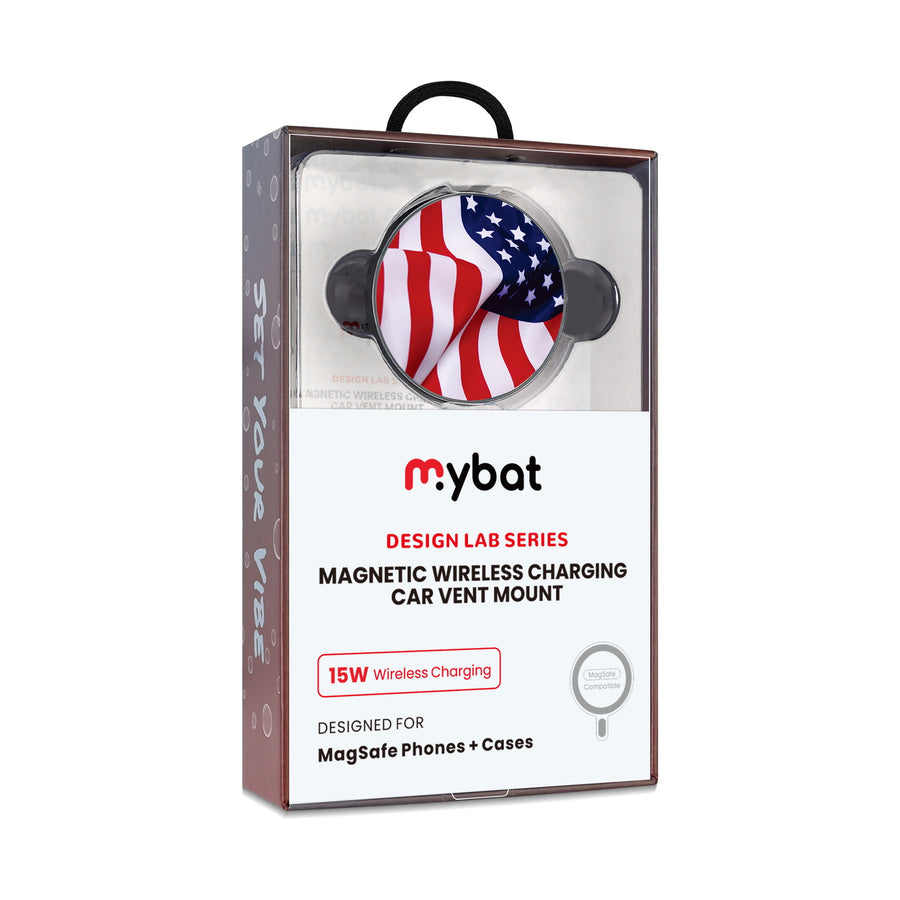 MyBat Design Lab Magnetic Wireless Charging Vent Mount - Black - Stars & Stripes - MCGWIRC21BK-042-10.jpg