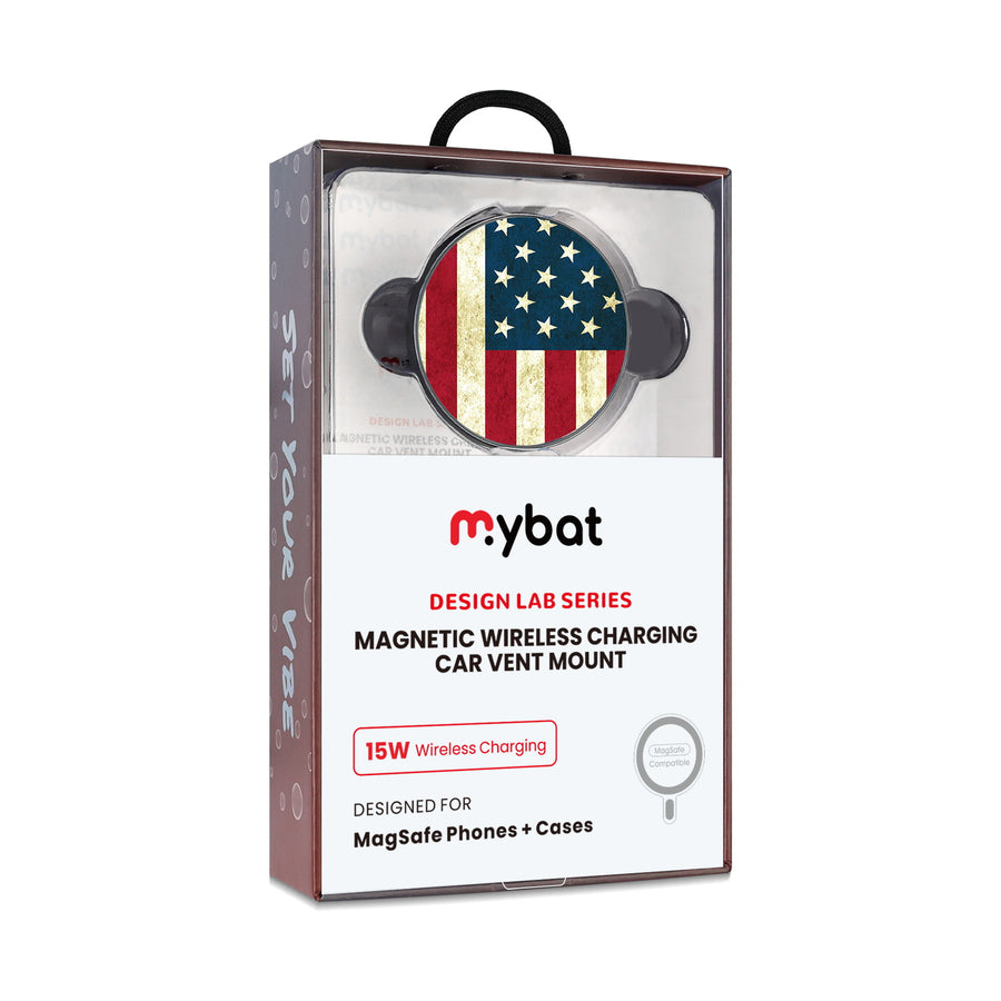 MyBat Design Lab Magnetic Wireless Charging Vent Mount - Black - American Flag - MCGWIRC21BK-043-10.jpg