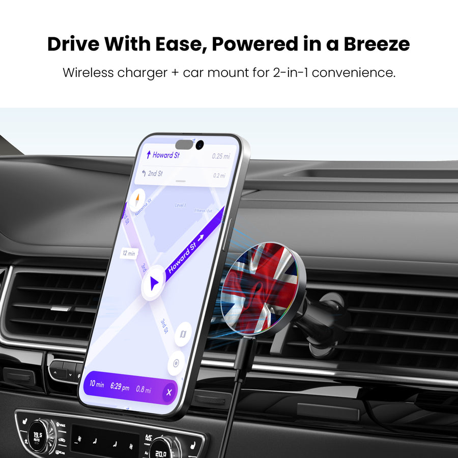 MyBat Design Lab Magnetic Wireless Charging Vent Mount - Black - British Flag - MCGWIRC21BK-047-4.jpg