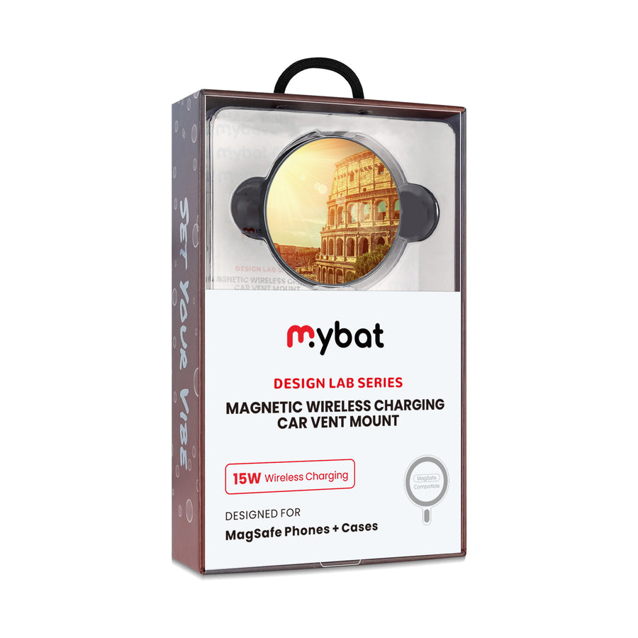 MyBat Design Lab Magnetic Wireless Charging Vent Mount - Black - Roman Colosseum - MCGWIRC21BK-049-10.jpg