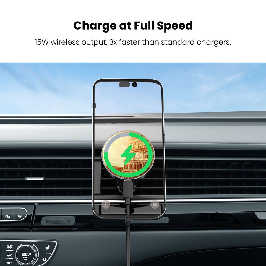 MyBat Design Lab Magnetic Wireless Charging Vent Mount - Black - Roman Colosseum - MCGWIRC21BK-049-5.jpg