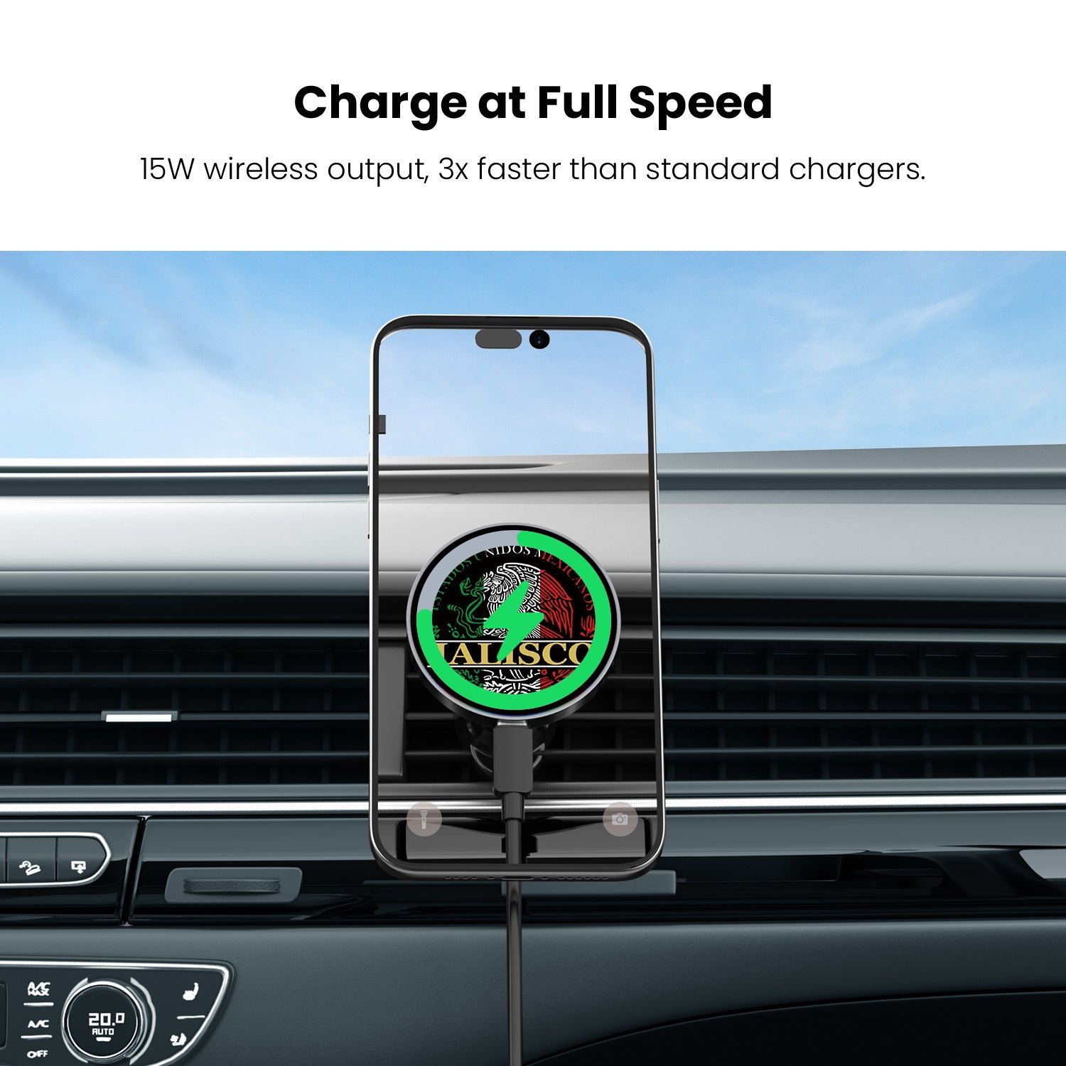 MyBat Design Lab Magnetic Wireless Charging Vent Mount - Black - Estados Unidos Mexicanos - MCGWIRC21BK-050-5.jpg