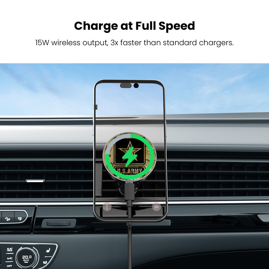MyBat Design Lab Magnetic Wireless Charging Vent Mount - Black - U.S. Army - MCGWIRC21BK-055-5.jpg