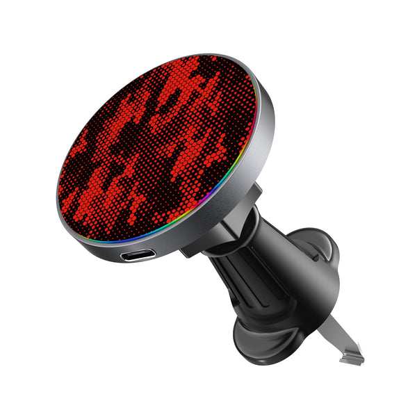 MyBat Design Lab Magnetic Wireless Charging Vent Mount - Black - Red Digital Camouflage - MCGWIRC21BK-086-2.jpg