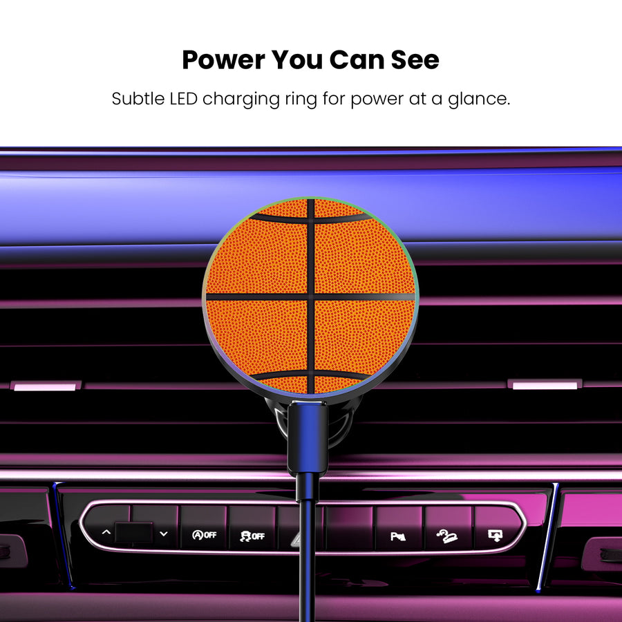 MyBat Design Lab Magnetic Wireless Charging Vent Mount - Black - Basketball - MCGWIRC21BK-087-8.jpg