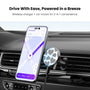 MyBat Design Lab Magnetic Wireless Charging Vent Mount - Black - Leopard Print Hearts - MCGWIRC21BK-098-4.jpg