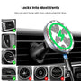MyBat Design Lab Magnetic Wireless Charging Vent Mount - Black - Leopard Print Hearts - MCGWIRC21BK-098-7.jpg