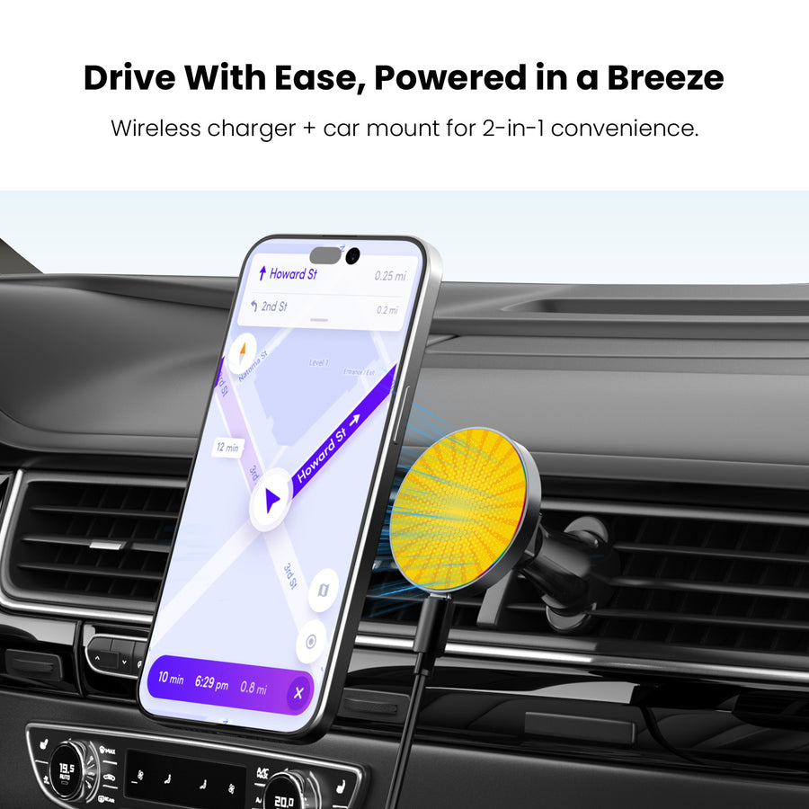 MyBat Design Lab Magnetic Wireless Charging Vent Mount - Black - Pop Art - MCGWIRC21BK-103-4.jpg