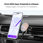 MyBat Design Lab Magnetic Wireless Charging Vent Mount - Black - Pink Marble - MCGWIRC21BK-107-4.jpg