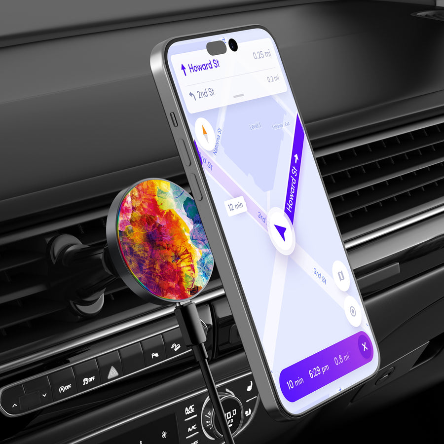 MyBat Design Lab Magnetic Wireless Charging Vent Mount - Black - Color Burst - MCGWIRC21BK-108-3.jpg