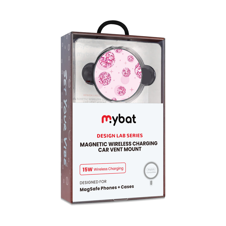 MyBat Design Lab Magnetic Wireless Charging Vent Mount - Black - Disco Balls - MCGWIRC21BK-109-10.jpg