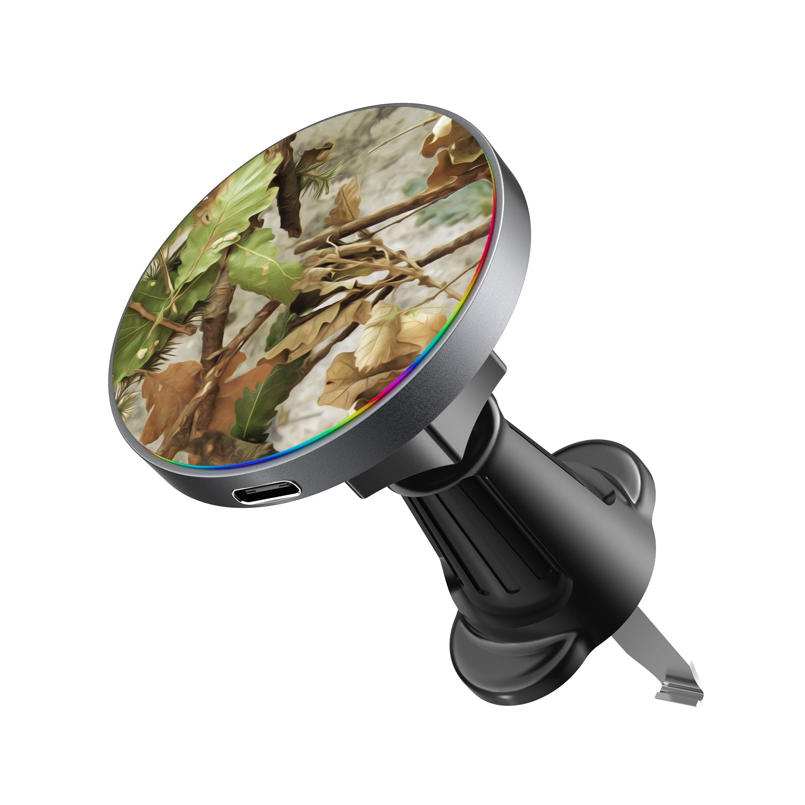 MyBat Design Lab Magnetic Wireless Charging Vent Mount - Black - Forest Camouflage - MCGWIRC21BK-117-2.jpg