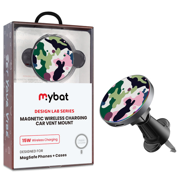 MyBat Design Lab Magnetic Wireless Charging Vent Mount - Black - Multicolor Camouflage - MCGWIRC21BK-121-1.jpg