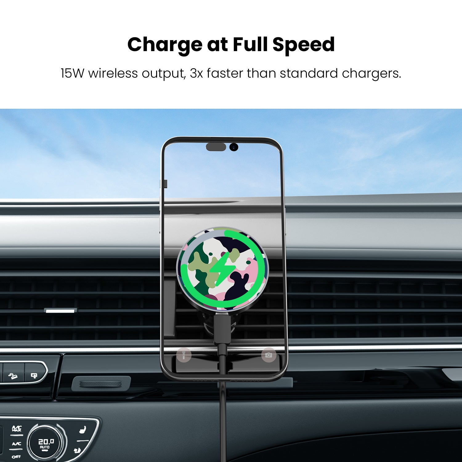 MyBat Design Lab Magnetic Wireless Charging Vent Mount - Black - Multicolor Camouflage - MCGWIRC21BK-121-5.jpg
