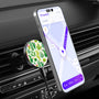 MyBat Design Lab Magnetic Wireless Charging Vent Mount - Black - Succulents - MCGWIRC21BK-123-3.jpg
