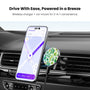 MyBat Design Lab Magnetic Wireless Charging Vent Mount - Black - Succulents - MCGWIRC21BK-123-4.jpg
