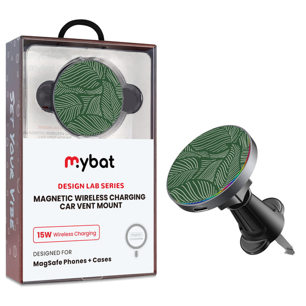 MyBat Design Lab Magnetic Wireless Charging Vent Mount - Black - Leaves - MCGWIRC21BK-125-1.jpg