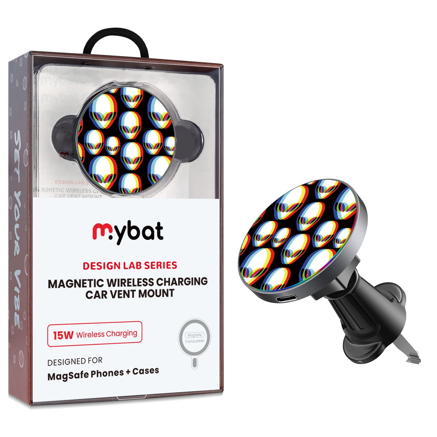 MyBat Design Lab Magnetic Wireless Charging Vent Mount - Black - Extraterrestrial - MCGWIRC21BK-127-1.jpg