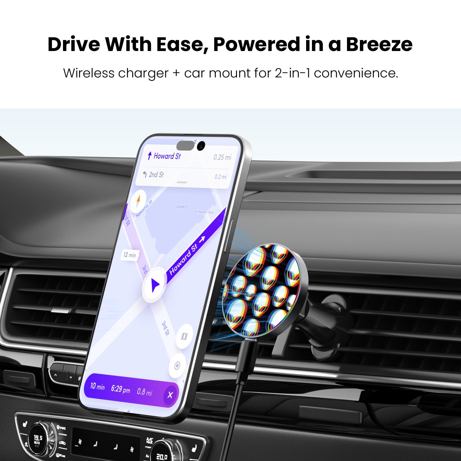 MyBat Design Lab Magnetic Wireless Charging Vent Mount - Black - Extraterrestrial - MCGWIRC21BK-127-4.jpg