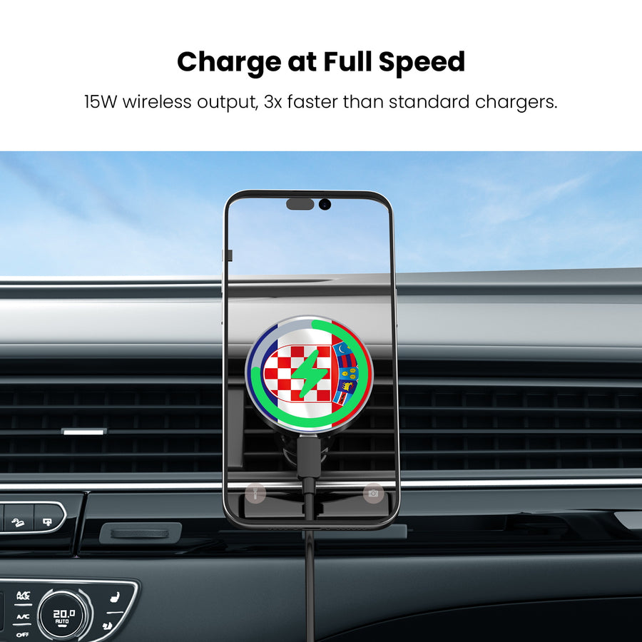 MyBat Design Lab Magnetic Wireless Charging Vent Mount - Black - Croatia Flag - MCGWIRC21BK-143-5.jpg