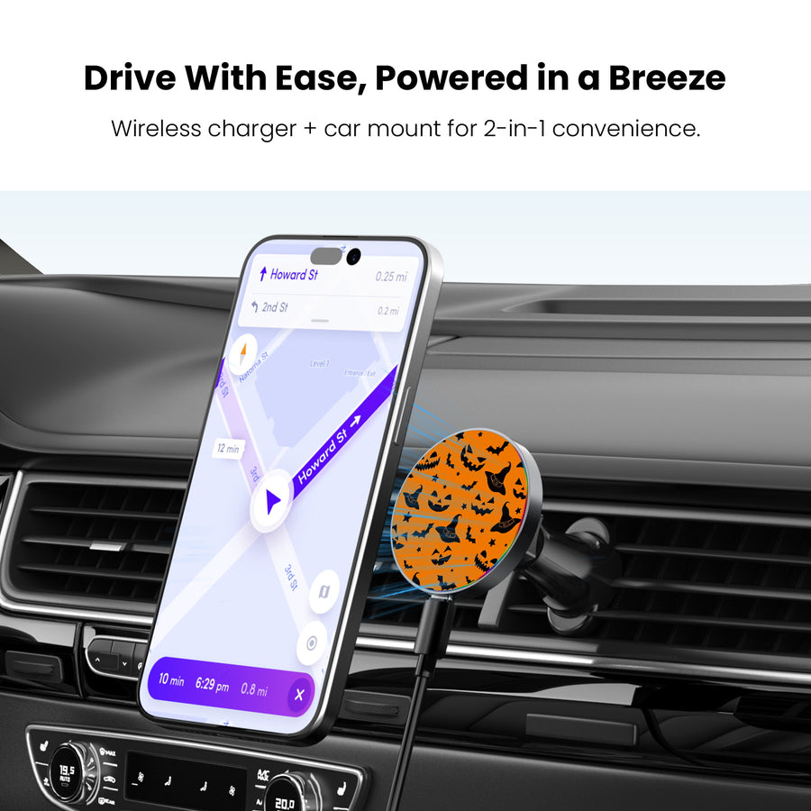 MyBat Design Lab Magnetic Wireless Charging Vent Mount - Black - This is Halloween - MCGWIRC21BK-216-4.jpg