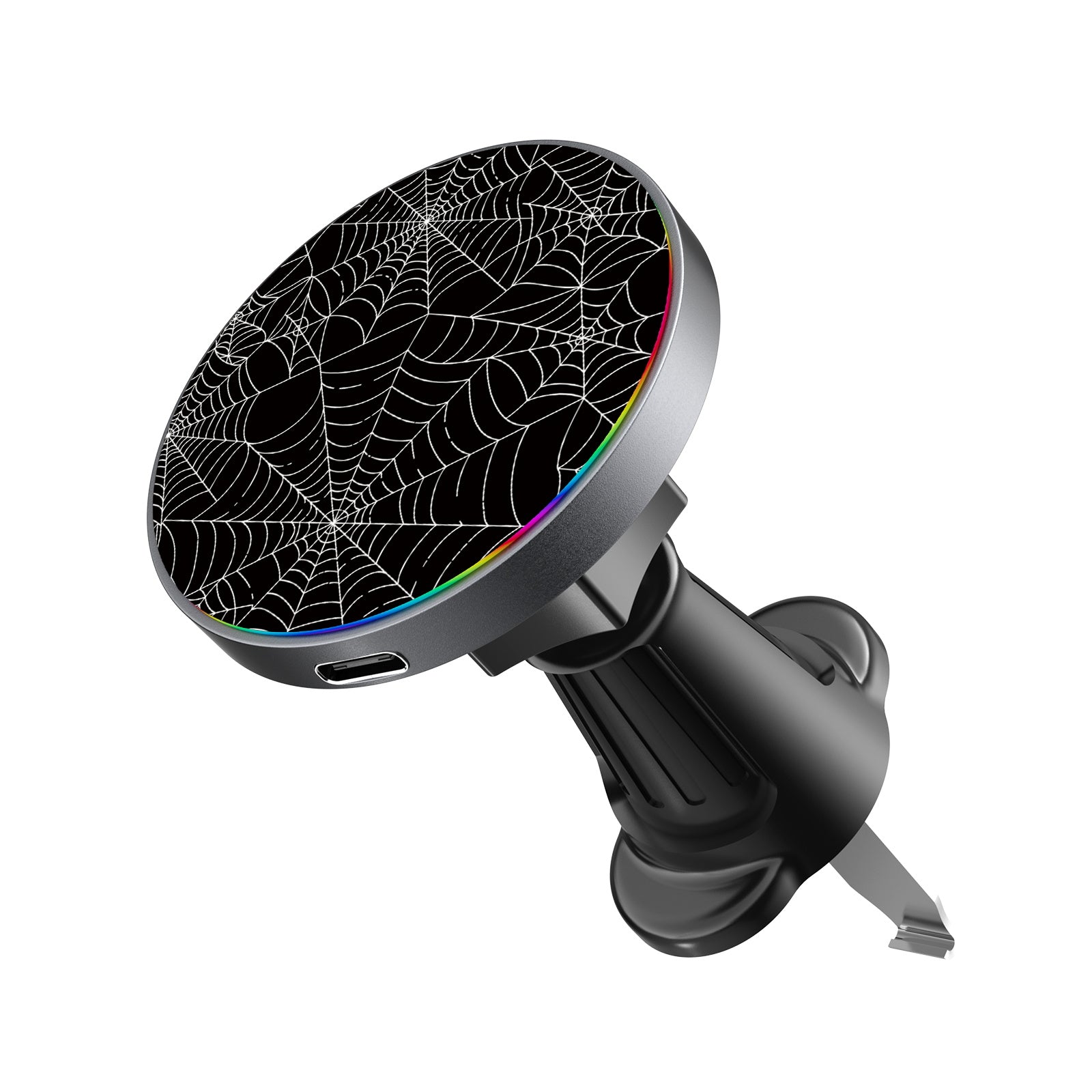 MyBat Design Lab Magnetic Wireless Charging Vent Mount - Black - Spider Web - MCGWIRC21BK-217-2.jpg