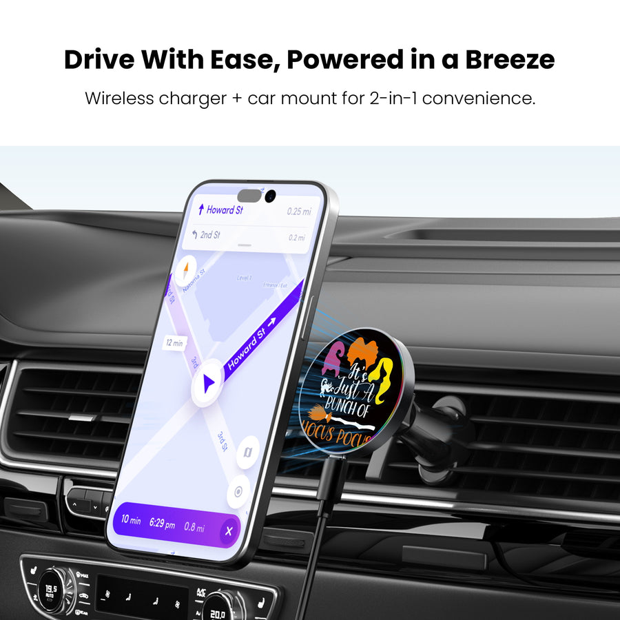 MyBat Design Lab Magnetic Wireless Charging Vent Mount - Black - Hocus Pocus - MCGWIRC21BK-226-4.jpg