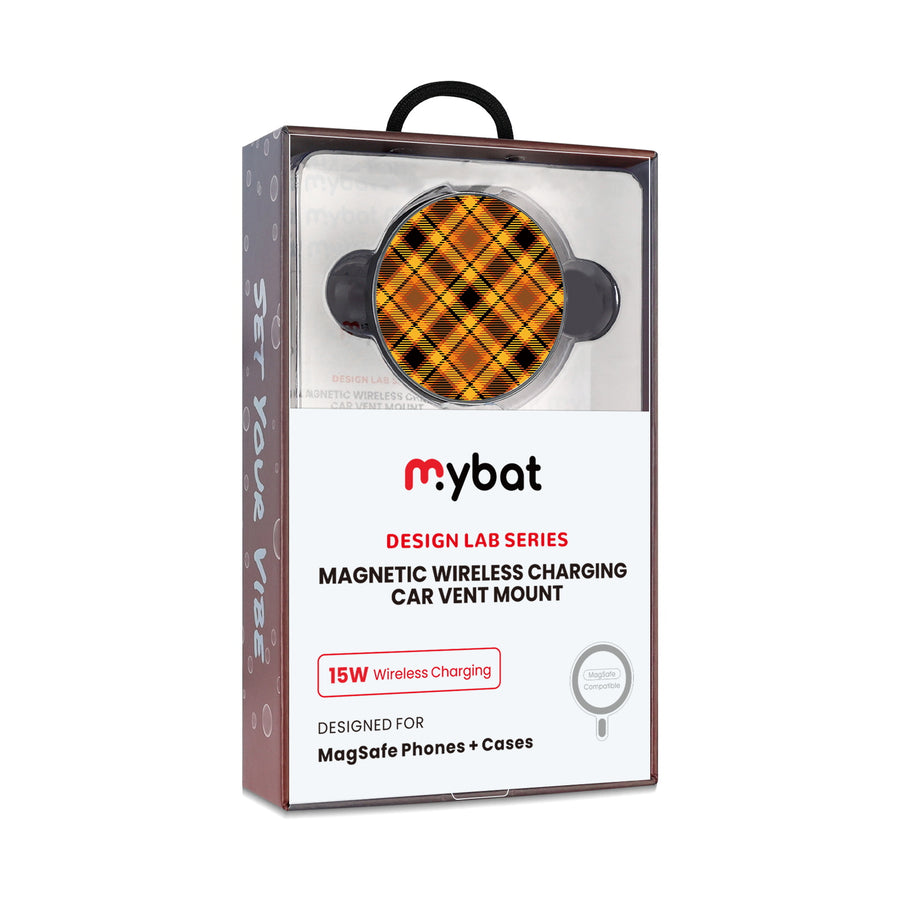MyBat Design Lab Magnetic Wireless Charging Vent Mount - Black - Fall Flannel - MCGWIRC21BK-242-10.jpg