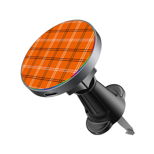 MyBat Design Lab Magnetic Wireless Charging Vent Mount - Black - Pumpkin Plaid - MCGWIRC21BK-244-2.jpg