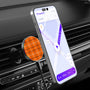MyBat Design Lab Magnetic Wireless Charging Vent Mount - Black - Pumpkin Plaid - MCGWIRC21BK-244-3.jpg