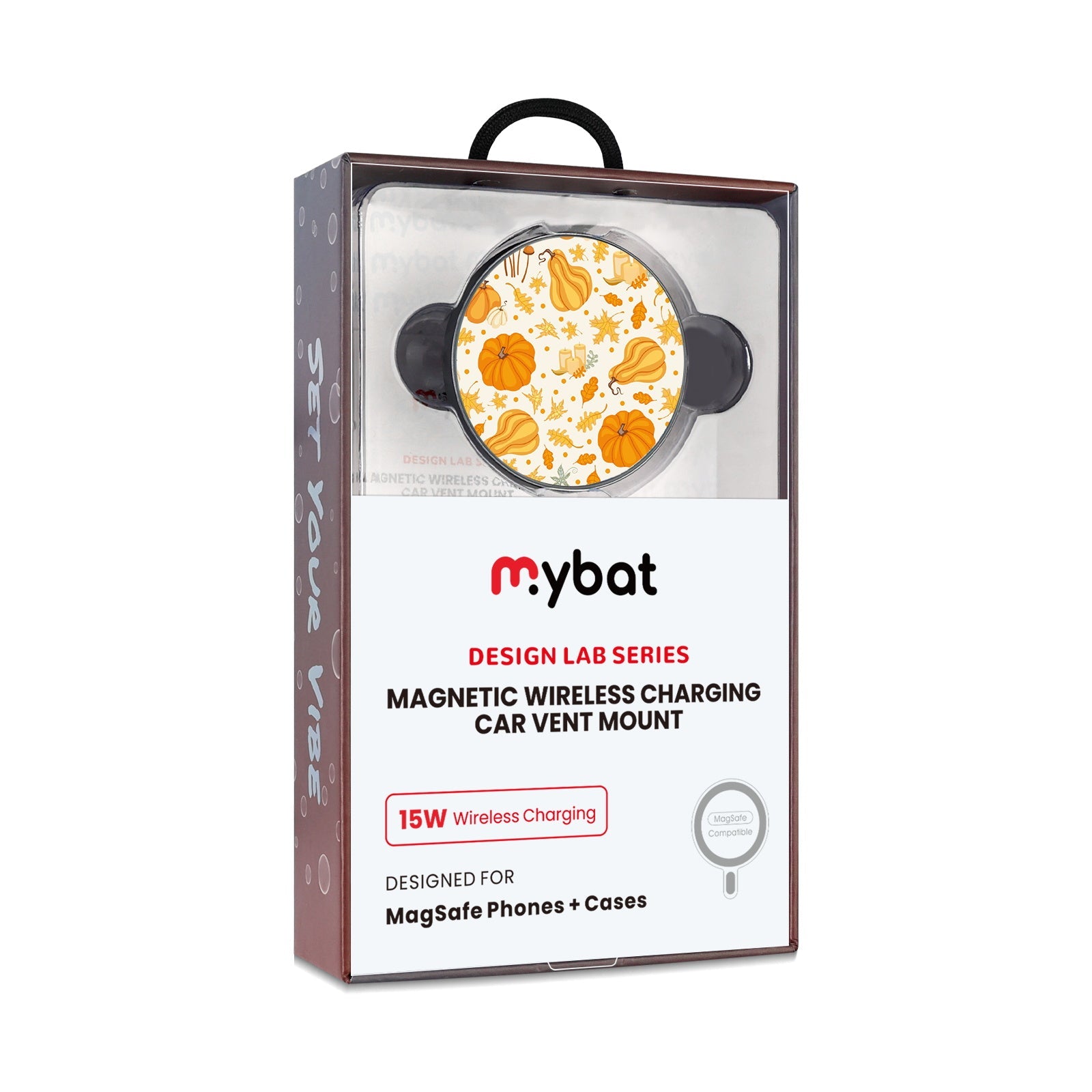 MyBat Design Lab Magnetic Wireless Charging Vent Mount - Black - Gord - geous Autumn